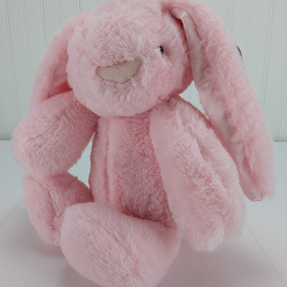 Spark Create Imagine Pink Bunny Plush 14" Stuffed Animal Rattle Sound Bean Fill